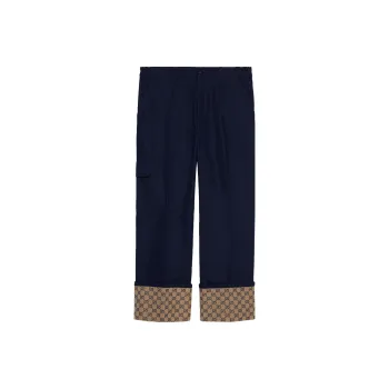 GUCCI Gg Supreme Straight leg Trousers