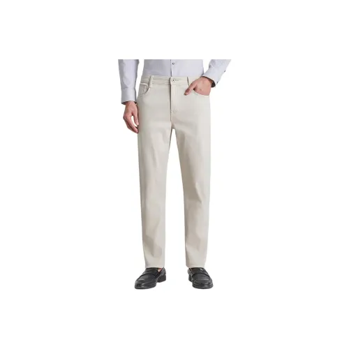 LESS IS MORE SS25 Jeans Men's Beige Yellow