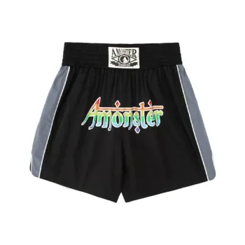 AMONSTER Loose Fit Shorts Unisex Black