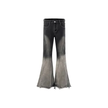 NVRFRGT Jeans Unisex Black Gray Color