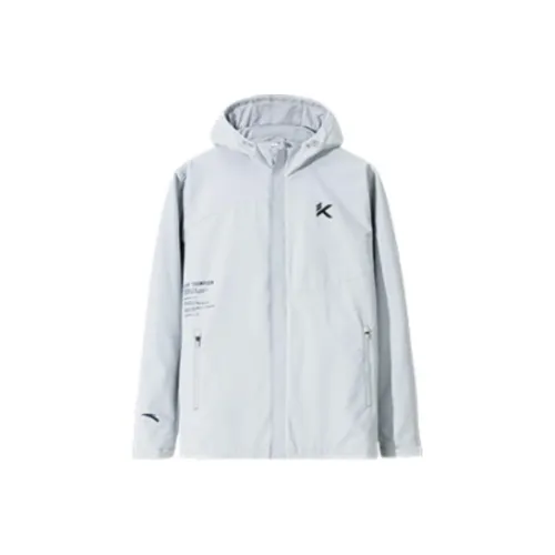 Anta Basketball Collection Trench Coat Men's Cloud Gray