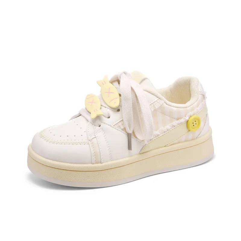 Lovely You Wear resistant And Lightweight Low Top Skateboard Shoes Women's-1