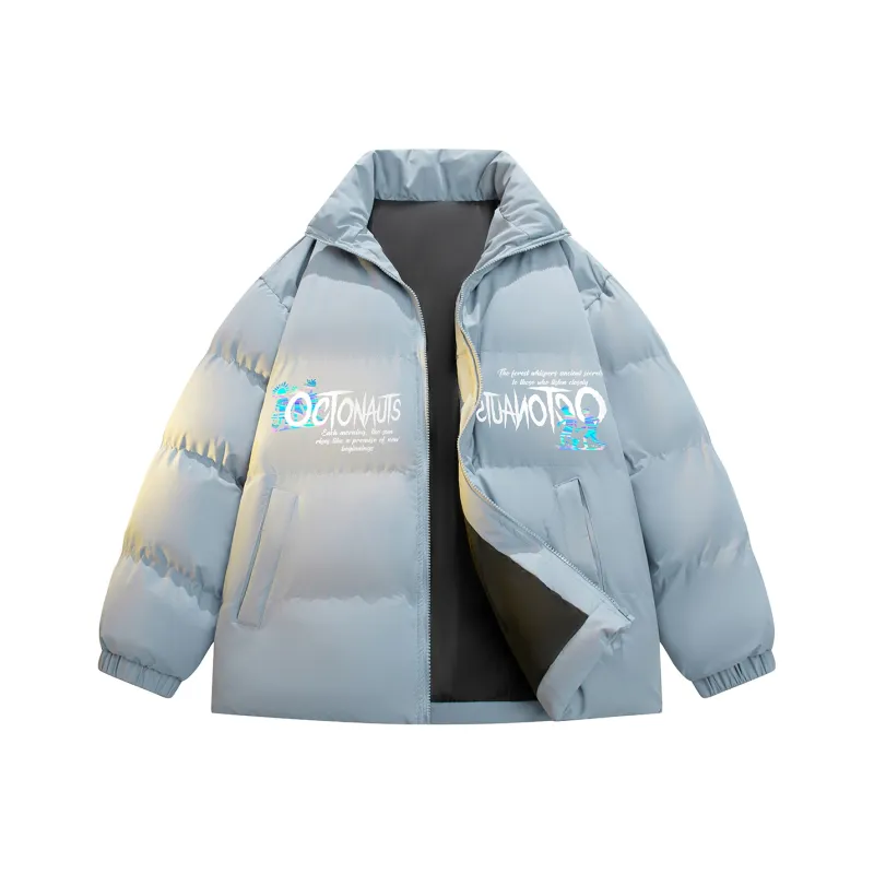 Small Columns Under The Sea Puffer Jacket Unisex-9