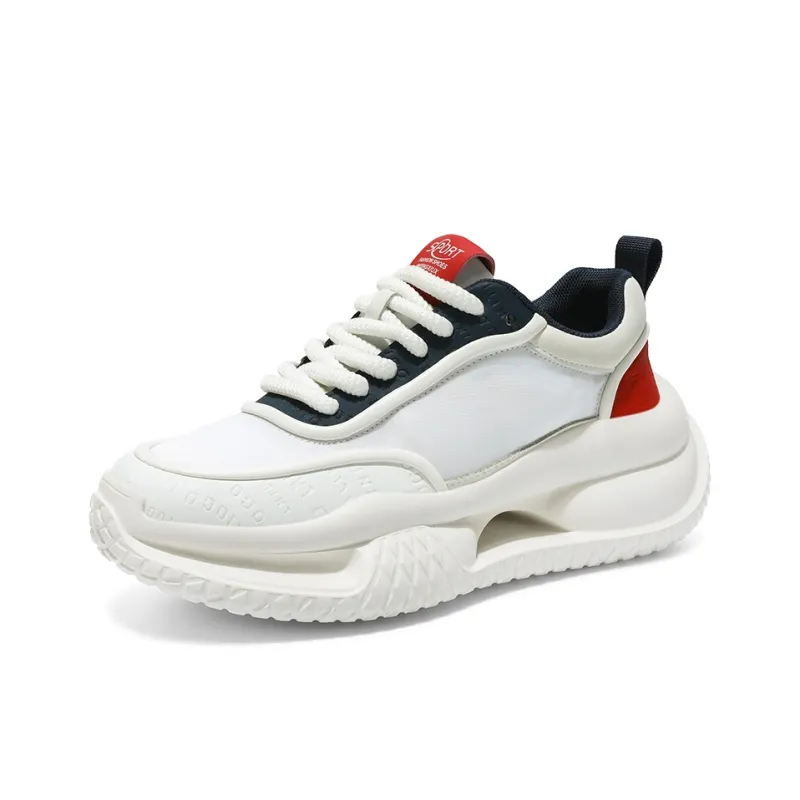 Kuding Breathable And Lightweight Low Top Chunky Sneakers Men's-13