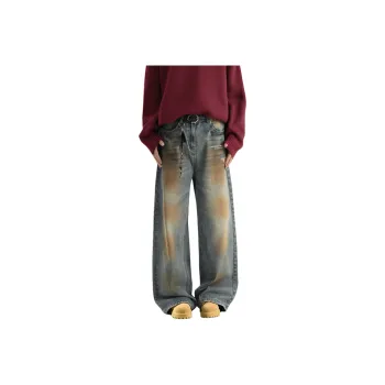 WARNING LIGHT Jeans Unisex Apocalypse Gray
