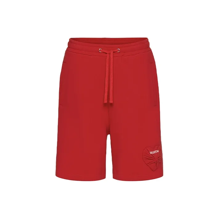 Valentino Casual Shorts Men Red-0