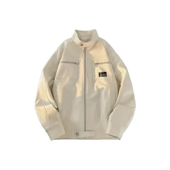 MEIPIN TANG Leather Jacket Unisex