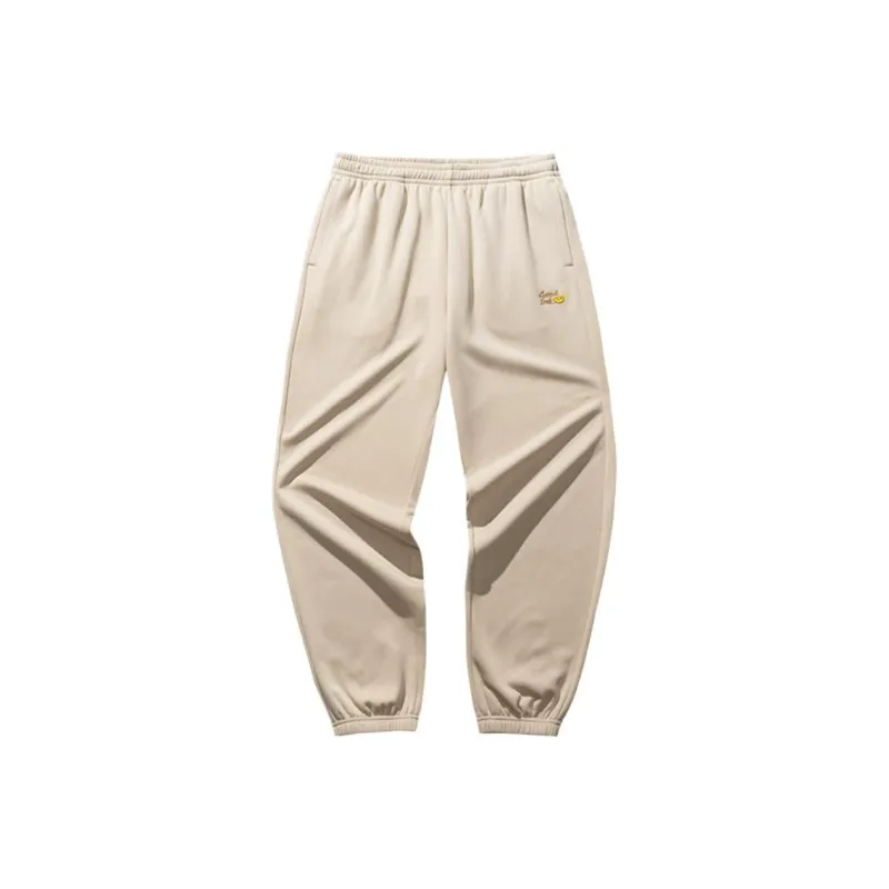 Anta Good Things Happen Knitted Sports Pants Unisex Light Smoke Gray-0