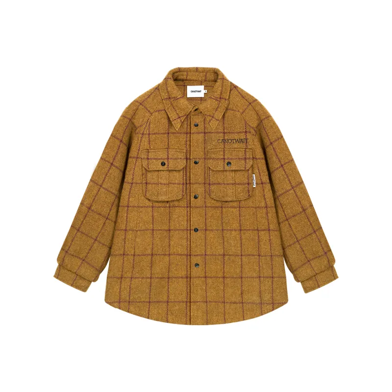 CANOTWAIT_ Puffer Jacket Unisex Brown-0