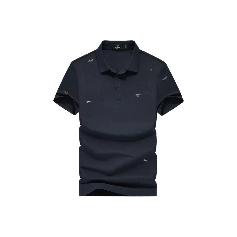 SEPTWOLVES Polo Shirt Unisex Navy Blue-0