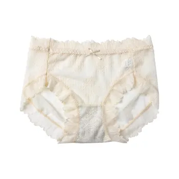 LUYOUYE Underpants Women's 1 Pack Light Apricot