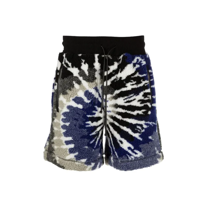 AMIRI Tie Dye Polar Fleece Shorts-0