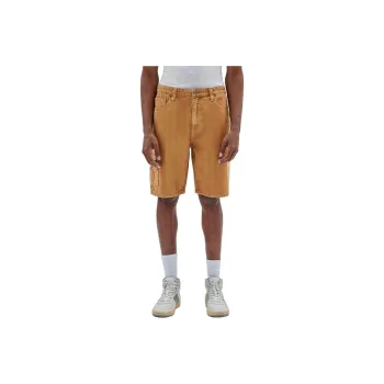 GUESS Originals Aged Denim Carpenter Shorts Denim Shorts Men's Vintage Tanning Wash