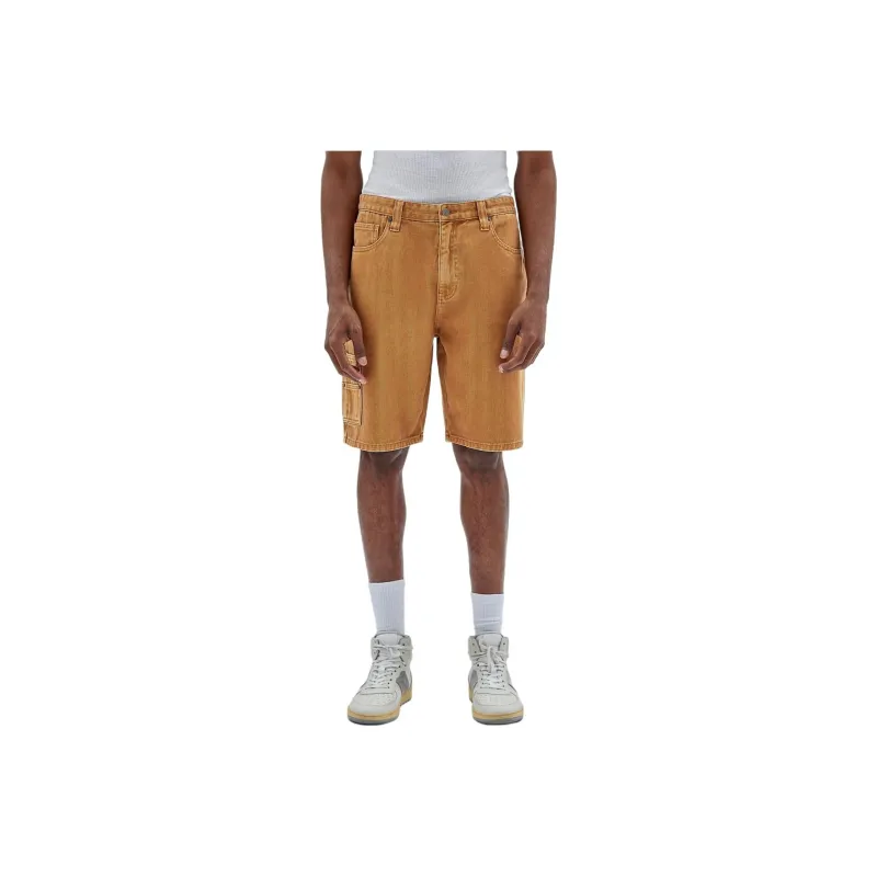 GUESS Originals Aged Denim Carpenter Shorts Denim Shorts Men's Vintage Tanning Wash-0