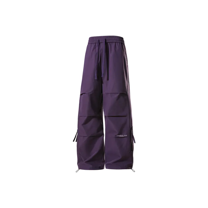 SWAMP AREA Cargo Pants Unisex Black-5