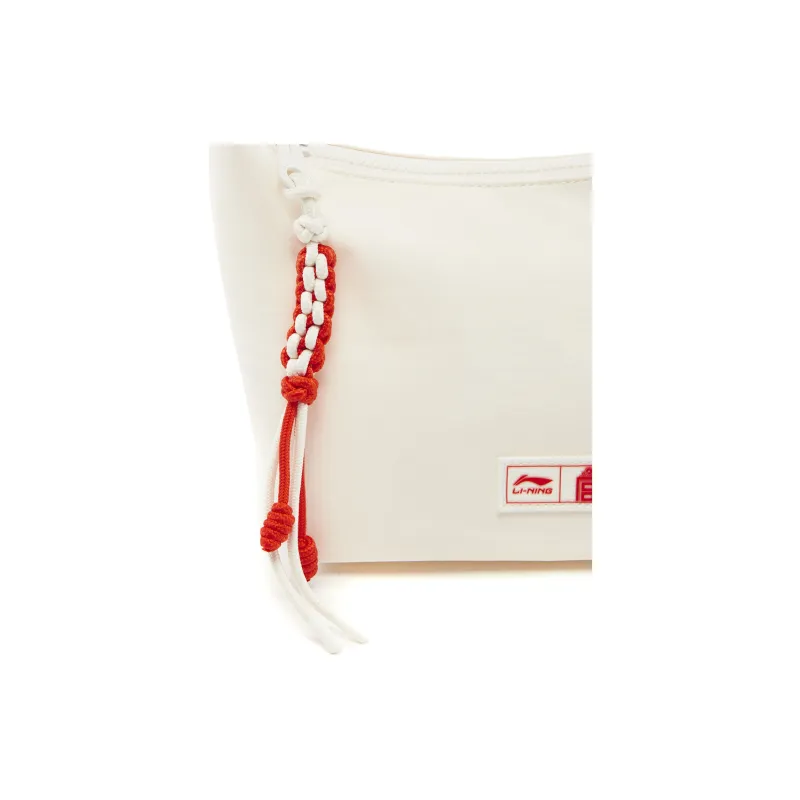 LiNing ×The Palace Museum, Collaboration Polyamide Shoulder Bag, Crossbody Bag Regular Unisex Ivory-3