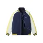 Navy Blue & Apricot
