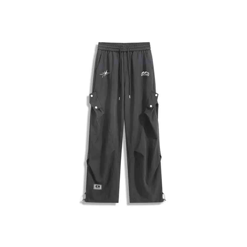 Qnxeey Cargo Pants Unisex-0