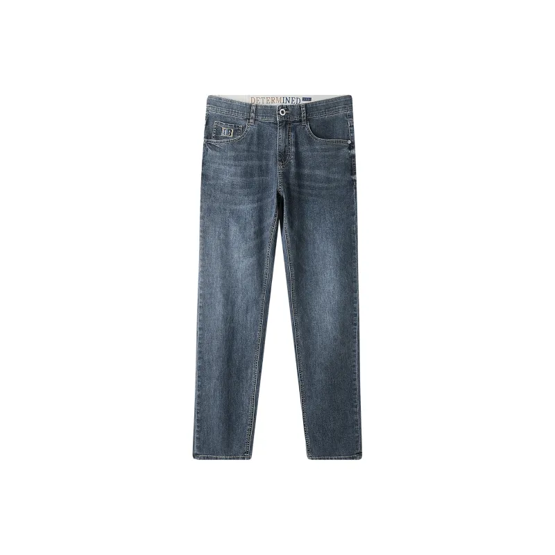 HLA Jeans Men's Blue Gray Ox Transition Color Deep-0