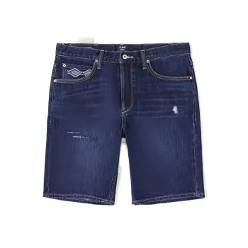 Lee Denim Shorts Men Medium Dark Blue