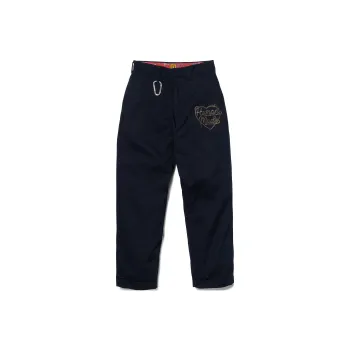 HUMAN MADE Logo embroidered Cotton Trousers