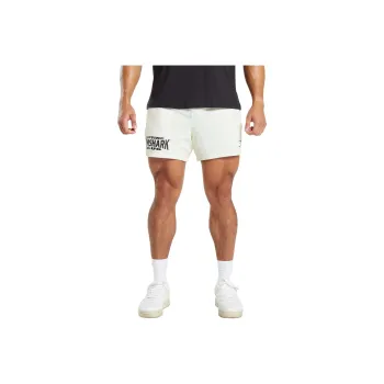GYMSHARK LIFTING CLUB MESH 5' SHORTS Casual Shorts Men's Ecru