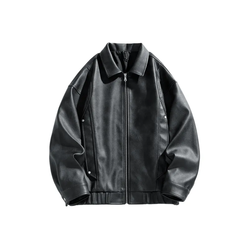 Yiwen Leather Jackets Unisex-0