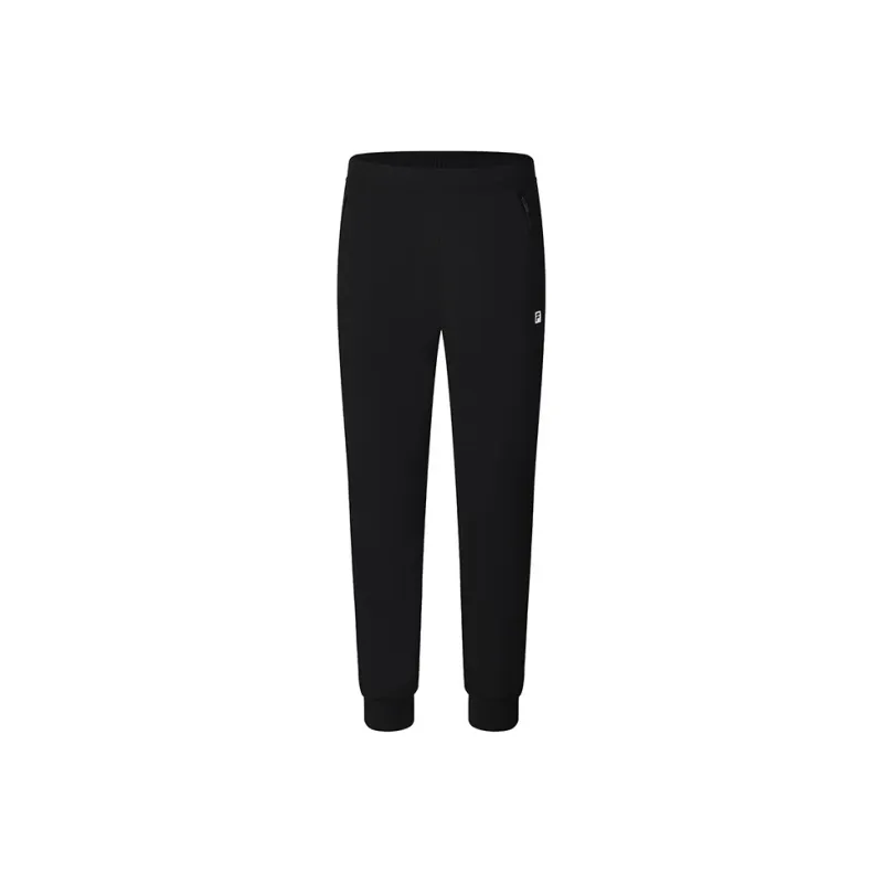 FILA Knitted Sports Pants Men's Pitch Black-0
