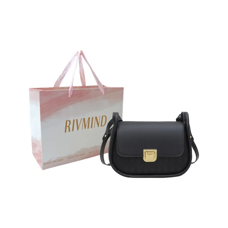 RIVMIND PU Crossbody Bag Regular Women's White/Black/Red/Brown/Green-5