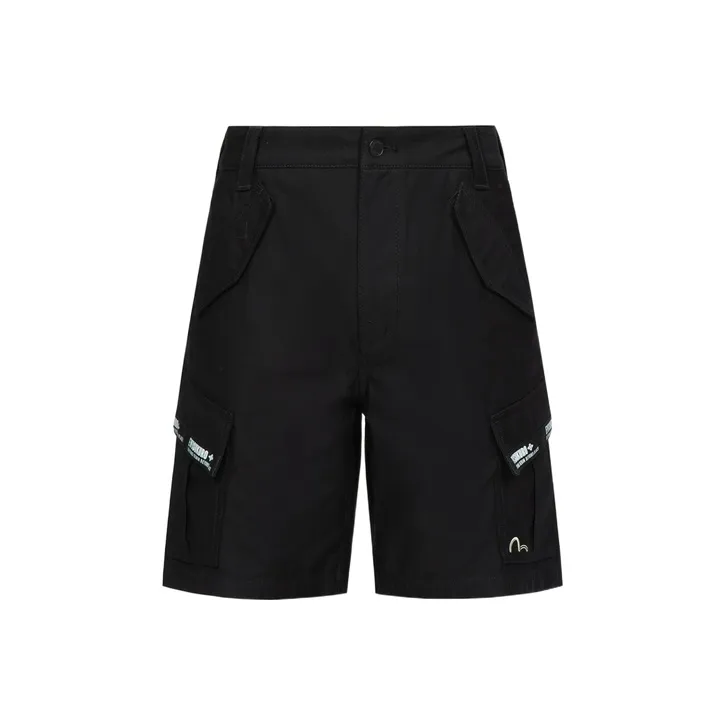 EVISU Cargo Shorts Men Black-0