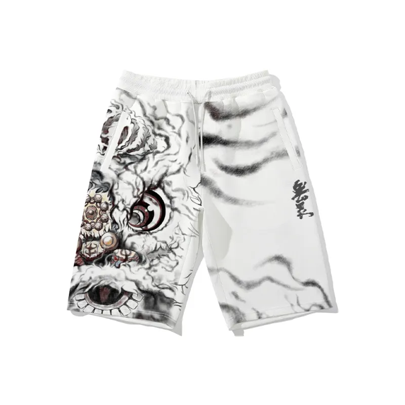 SANSYAS Casual Shorts Unisex White-0