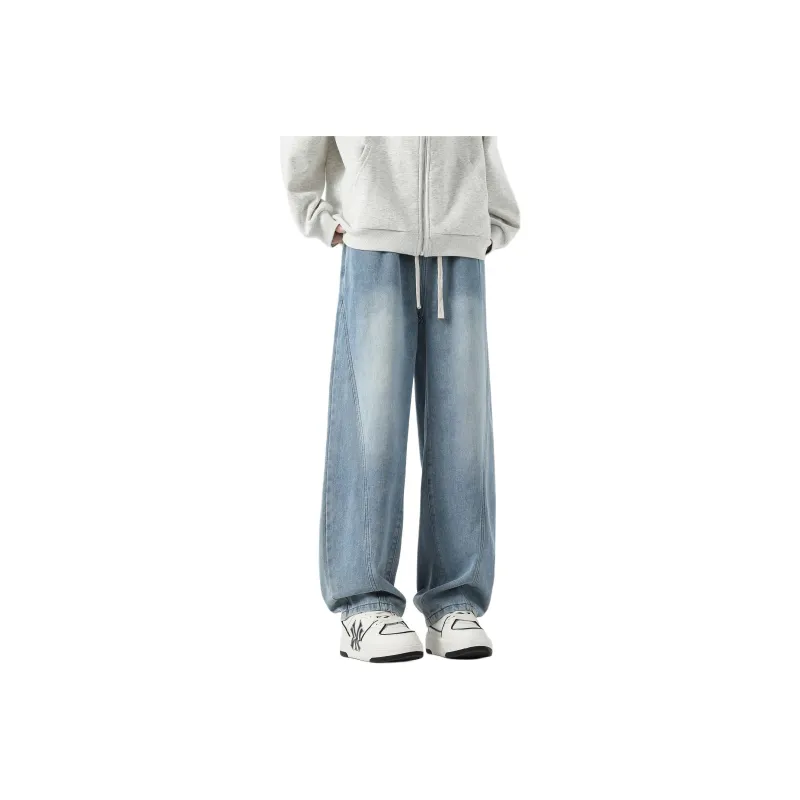 DJ.SPIRIT Jeans Unisex Vintage Blue-8