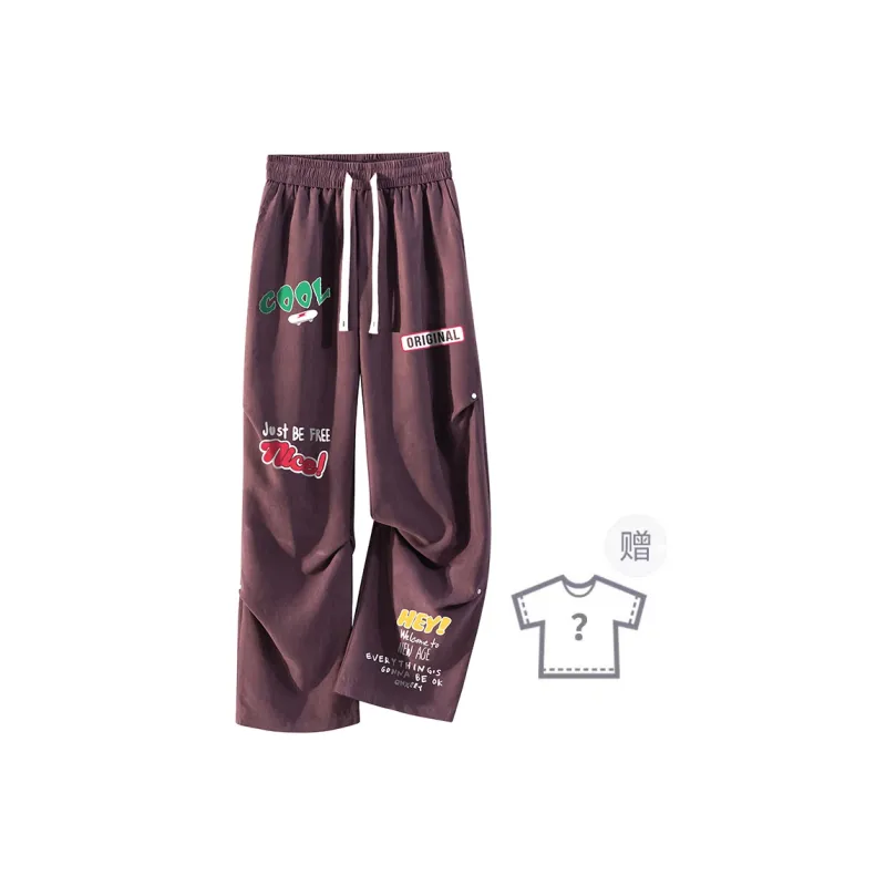 Qnxeey Casual Pants Unisex-49