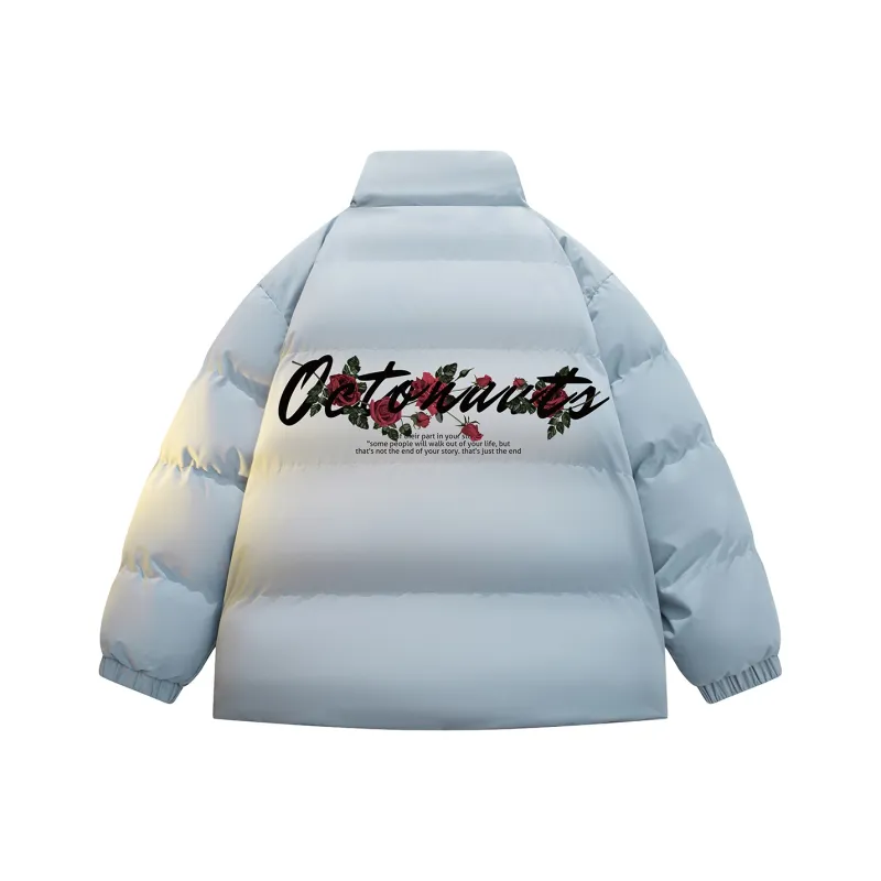 Small Columns Under The Sea Puffer Jacket Unisex-8