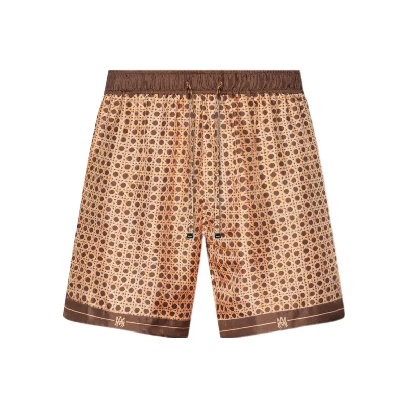 AMIRI Weave Patern Silk Short-0