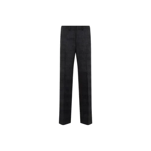 PRADA Prince Of Wales Mid Rise Checked Trousers