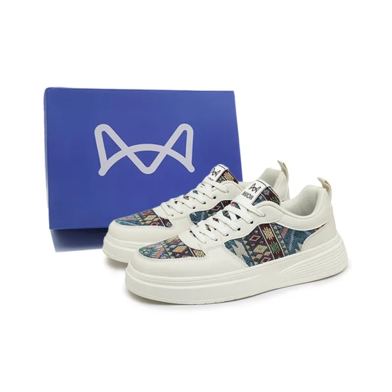 MIIOW Anti Slip Wear Resistant Low Top Skateboard Shoes Men's Box-4