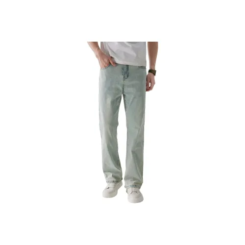 RENBEN Jeans Unisex Light Blue