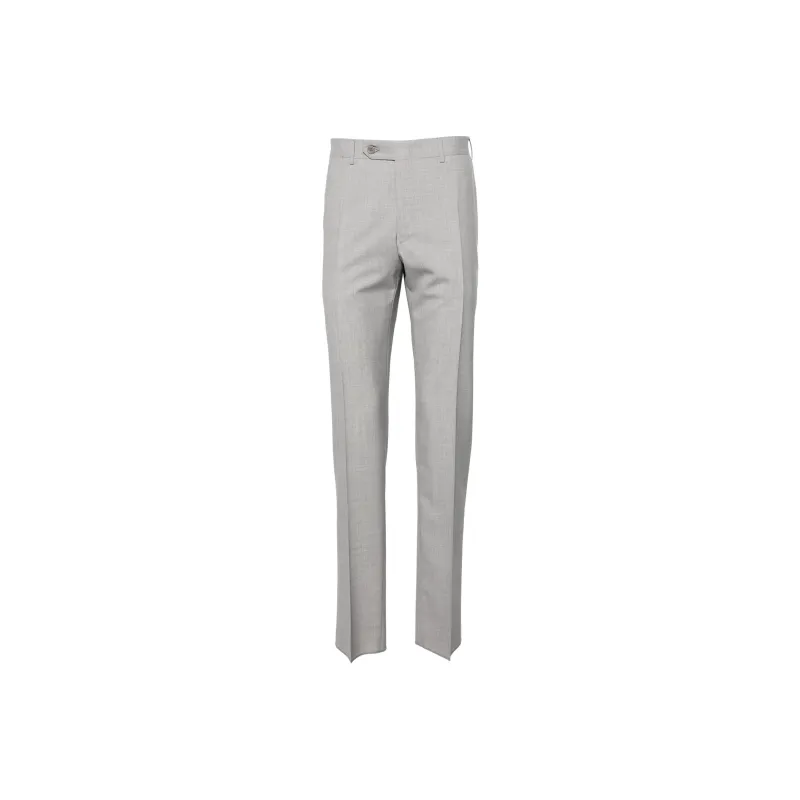 Canali Tapered-leg Wool Tailored Trousers-0