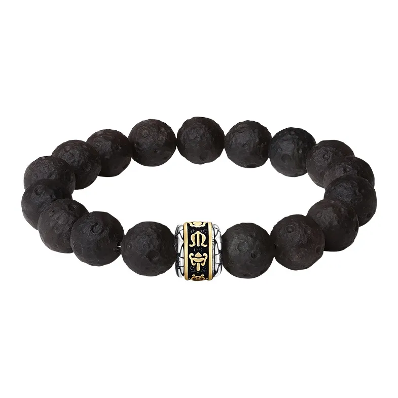 CHOW TAI SENG Obsidian Bracelets Unisex-0