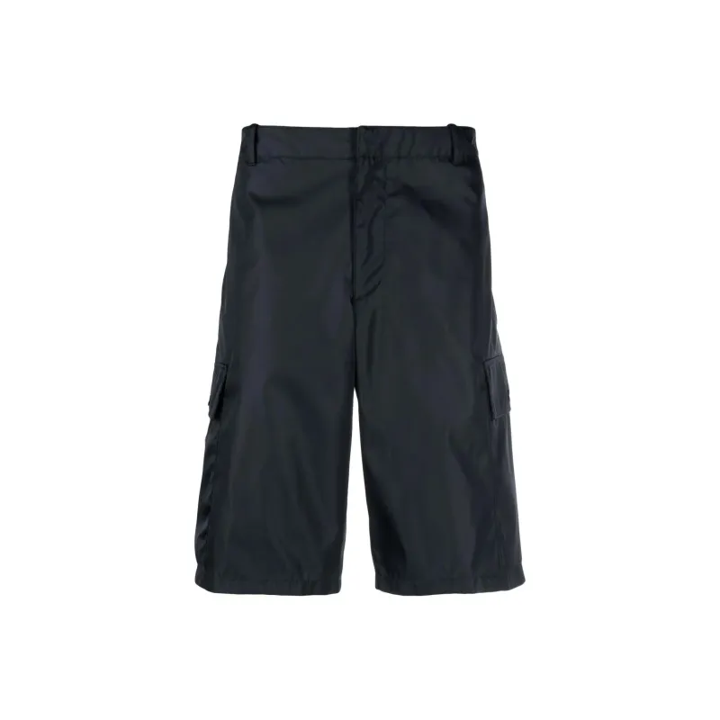 PRADA SS23 Cargo Shorts Men's Marine Blue-0
