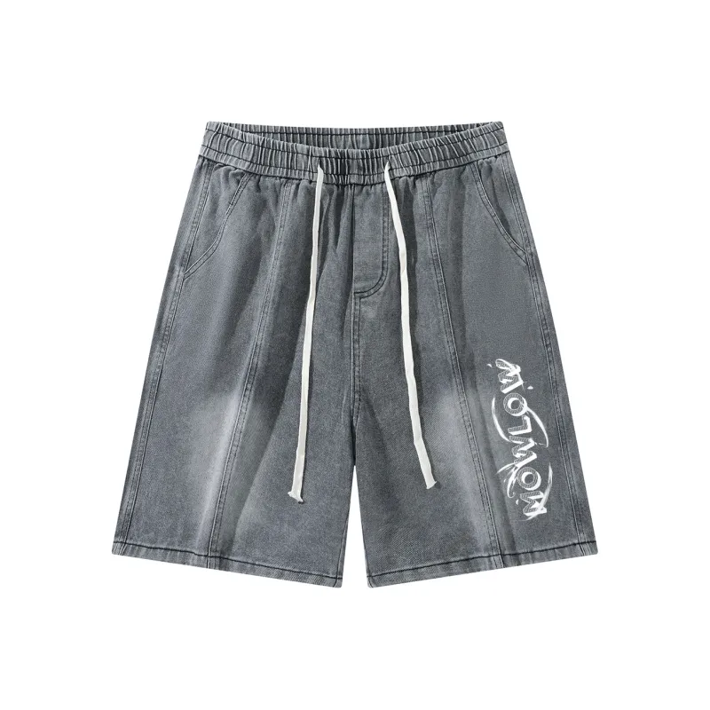 Mowlow Denim Shorts Unisex-3