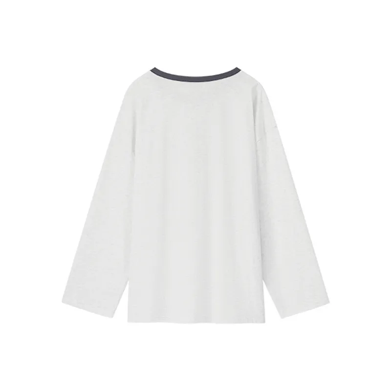 RTNH Drop Shoulder Sleeve T Shirt Women's White-1