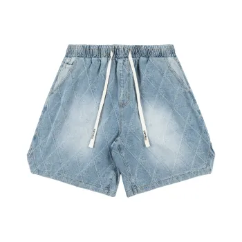 XINYINSU Denim Shorts Unisex Blue