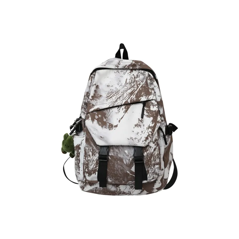 KAMLUI Nylon Backpack Unisex Gray/Black/Khaki/Green/Blue/Pink-9