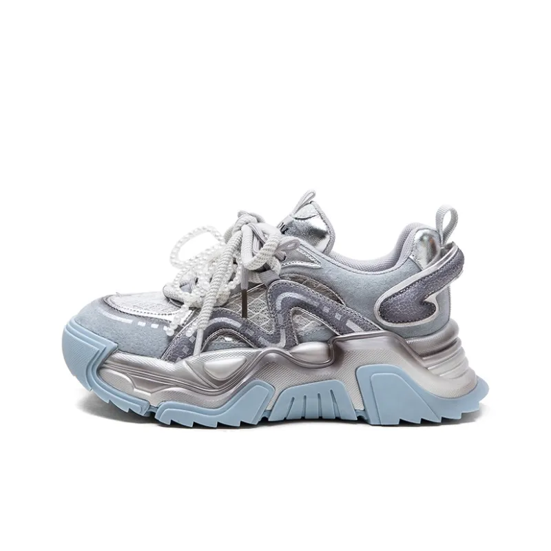 Chibang Breathable Low Top Chunky Sneakers Women's-0