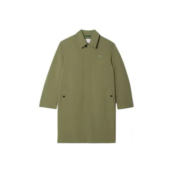 LACOSTE Water repellent Windproof Trench Coat