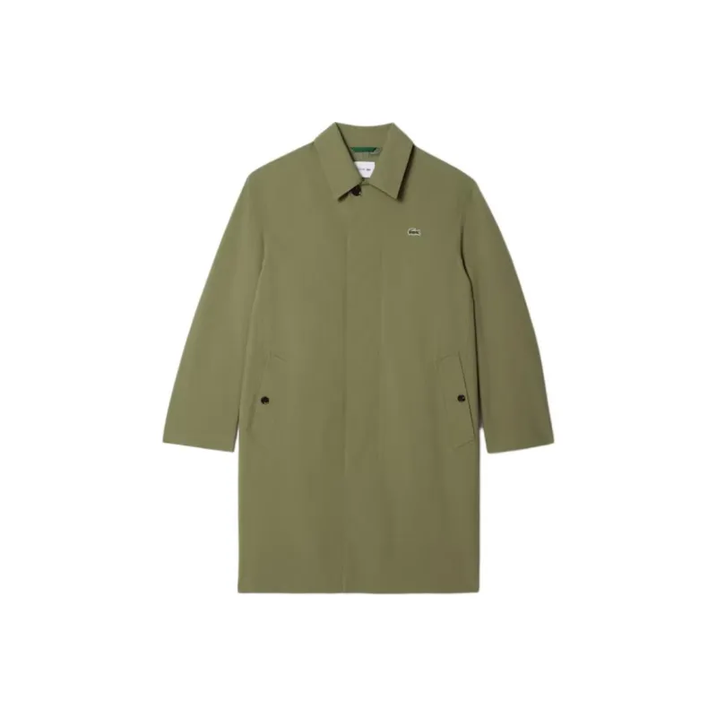 LACOSTE Water repellent Windproof Trench Coat-0