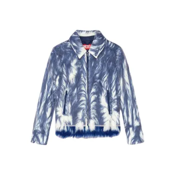 DIESEL W Woufy Fluffy Jacket