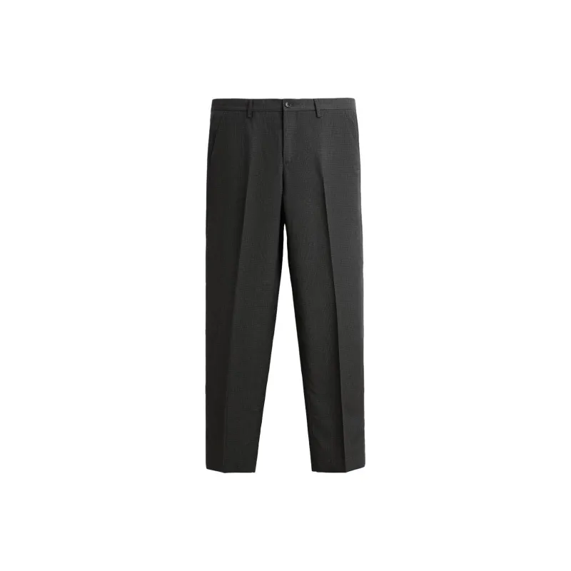 ZARA Suit Trouser Men's Brown Blue-0